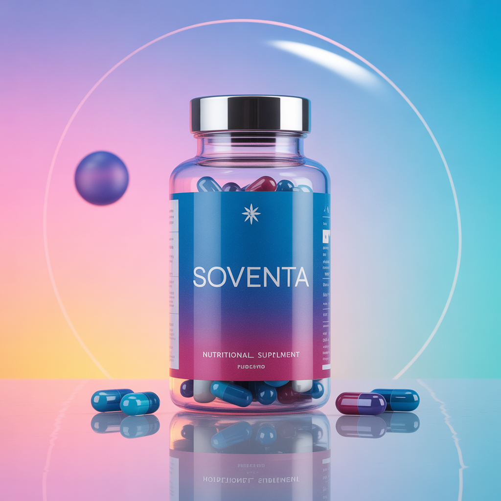 Soventa nutritional supplement bottle